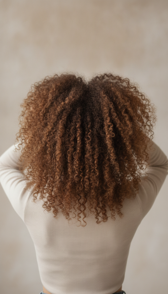 Full-looking hairstyle created with gentle volume styling Full-looking hairstyle created with gentle volume styling