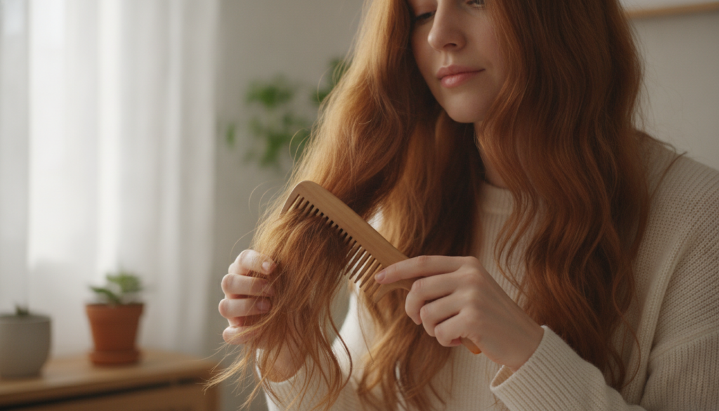 Gentle detangling to prevent hair breakage