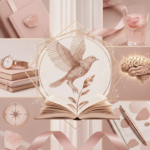 Glow up vision board aesthetic with luxury lifestyle imagery and personal growth elements