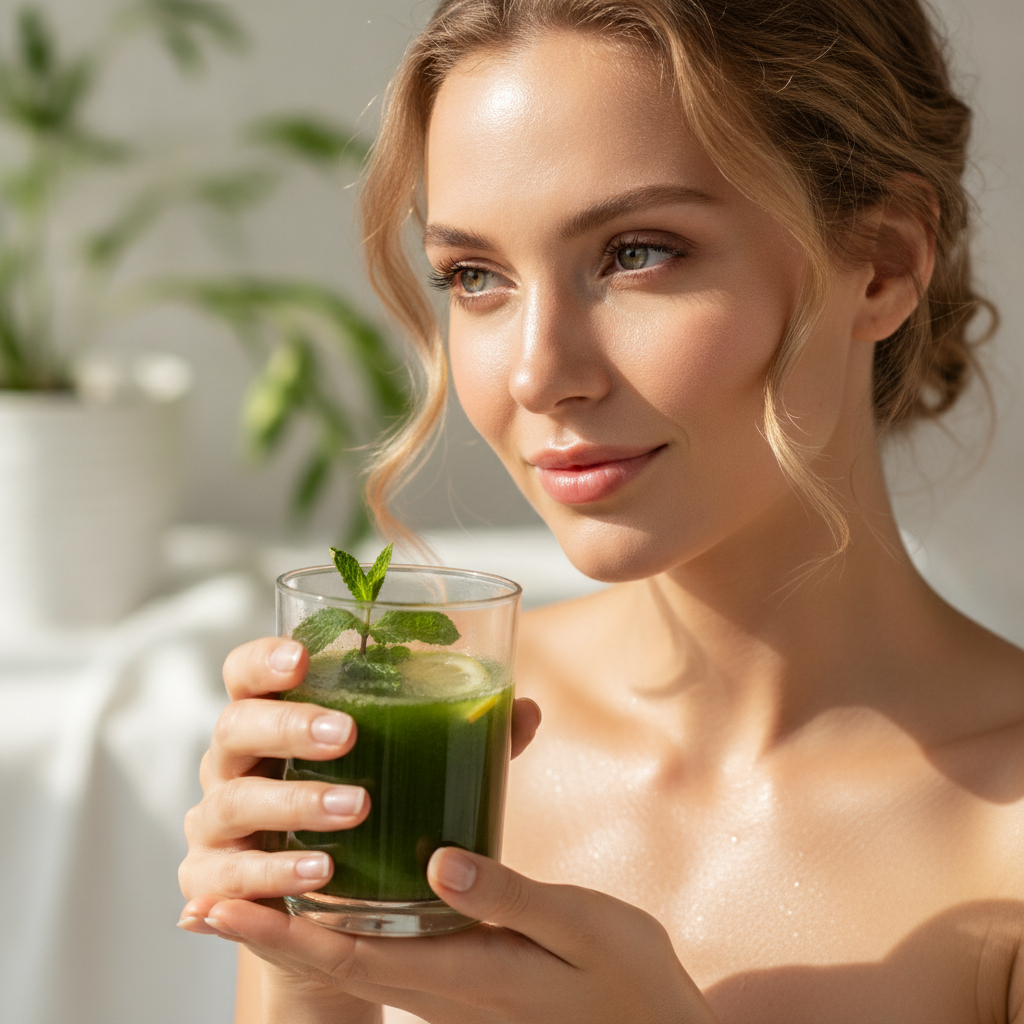 Glowing skin benefits from natural juice recipes with vitamin-rich ingredients