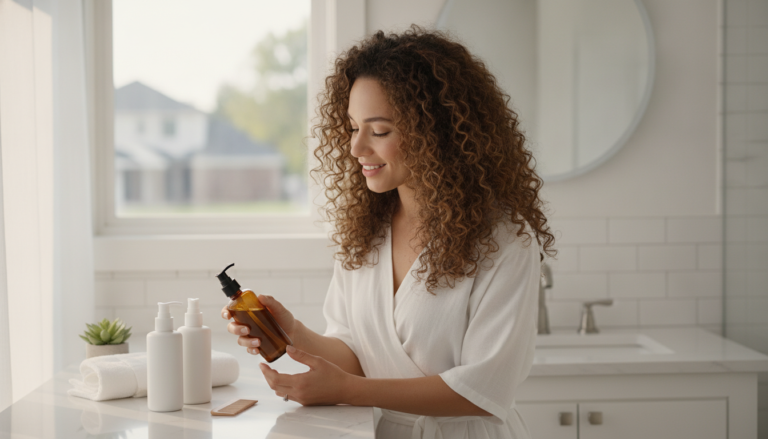 Hair Growth Routine with healthy hair care steps