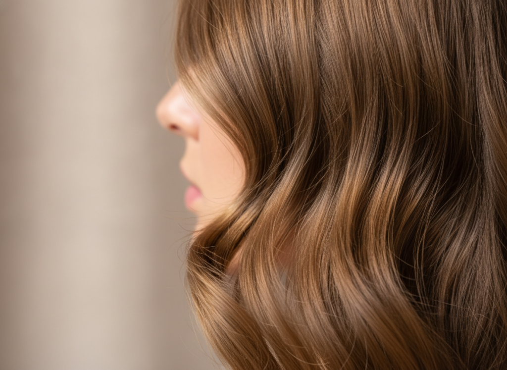 Healthy hair ends and comfortable scalp after gentle hair care