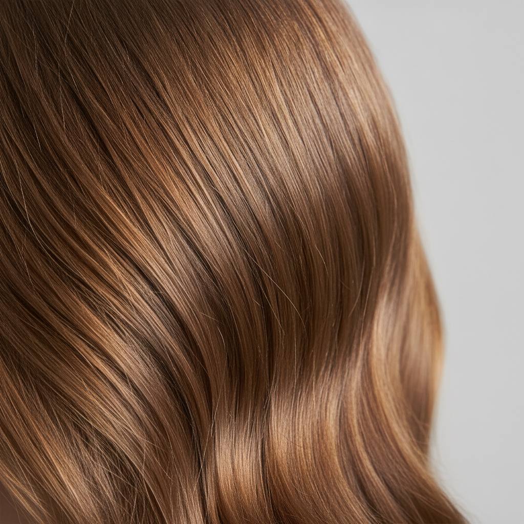 Healthy-looking hair routine results with flaxseed gel Healthy-looking hair routine results with flaxseed gel