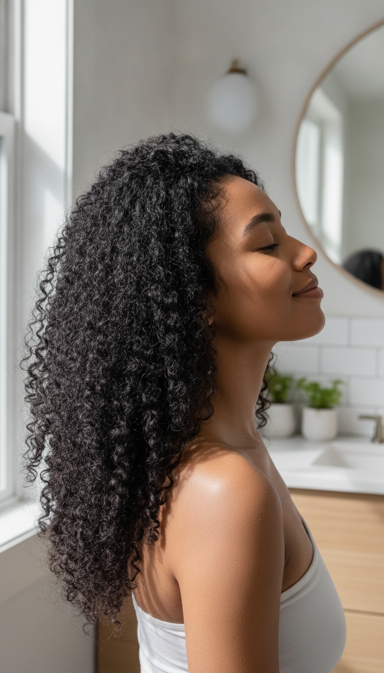 How to Make Your Hair Grow Faster healthy hair and scalp portrait