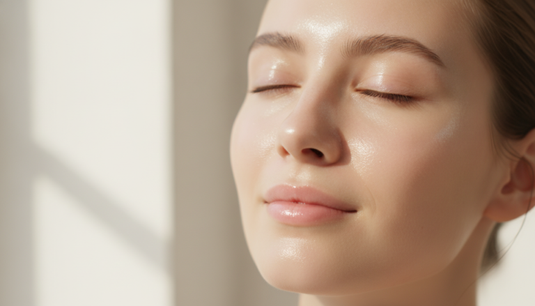 How to achieve glass skin radiant complexion beauty concept