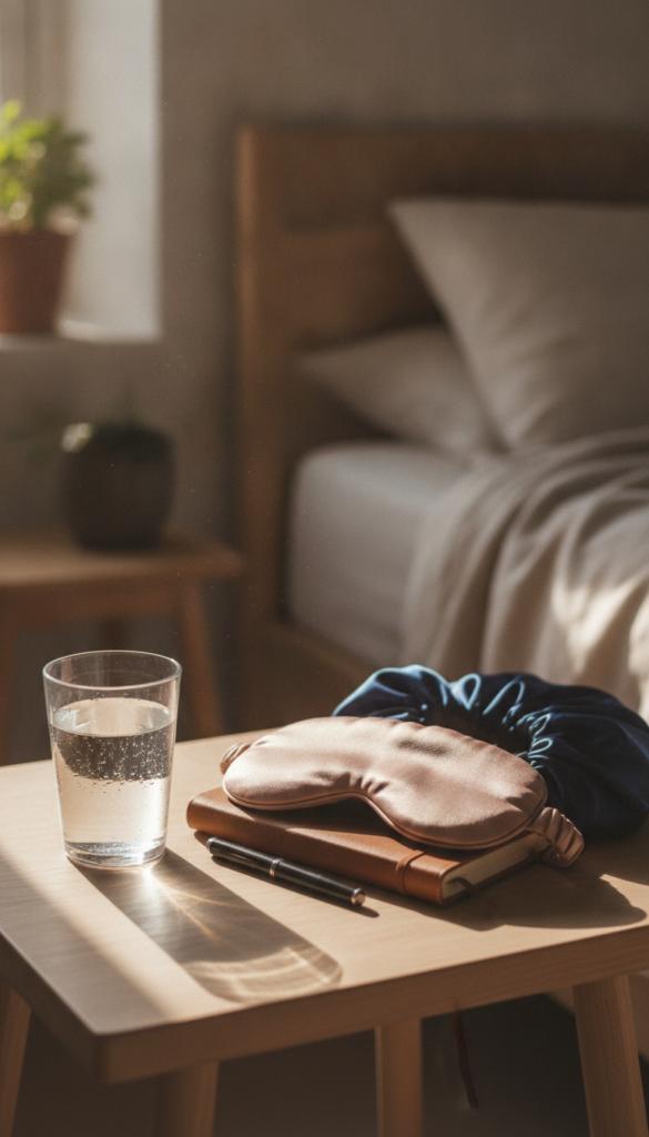 Hydration and rest habits supporting natural hair care