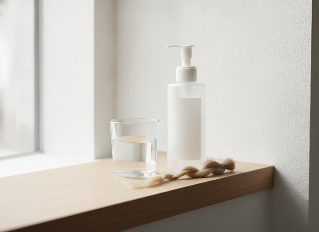 Light cleanser and shampoo for wavy hair Light cleanser and shampoo for wavy hair