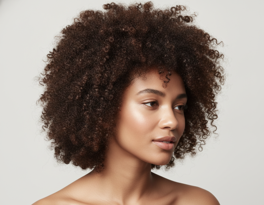Light gel defining low porosity curls without weight