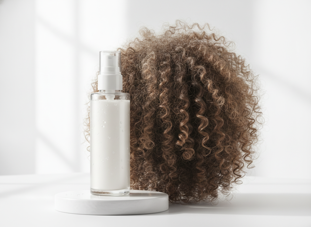 Light moisture product for dry low porosity curls