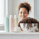 Low Porosity Curly Hair Products beside defined curls