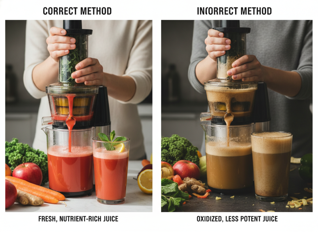 Proper juicing techniques for healthy skin recipes and maximum nutrients