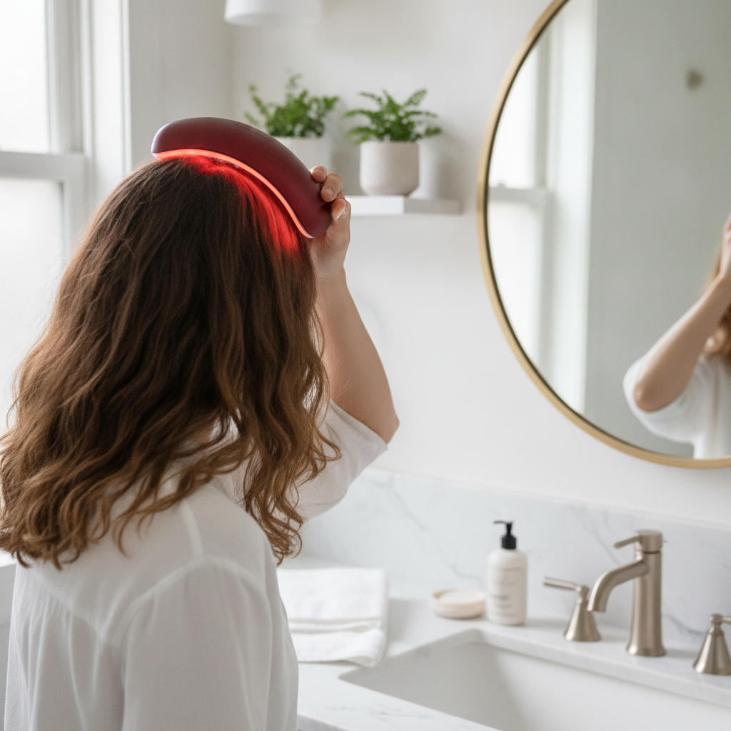 Red light therapy device considered for hair growth support Red light therapy device considered for hair growth support