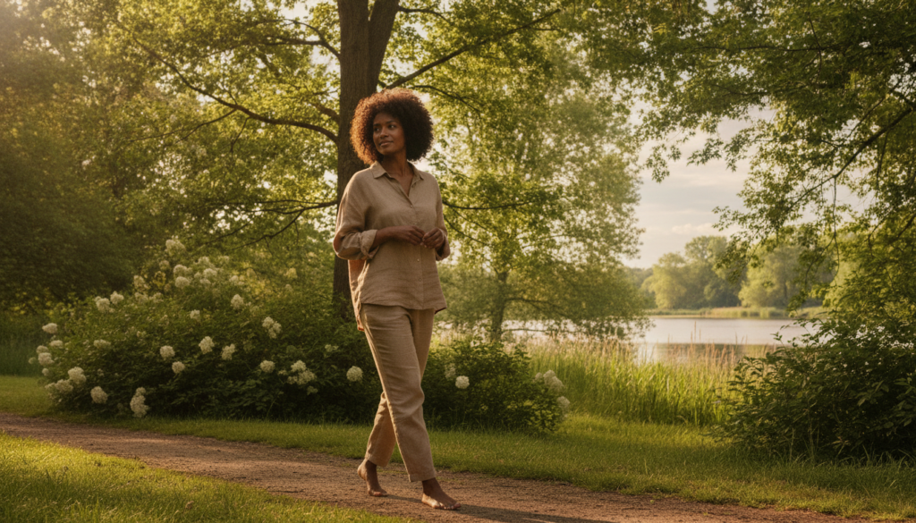 Relaxing wellness habits that support whole-body hair health