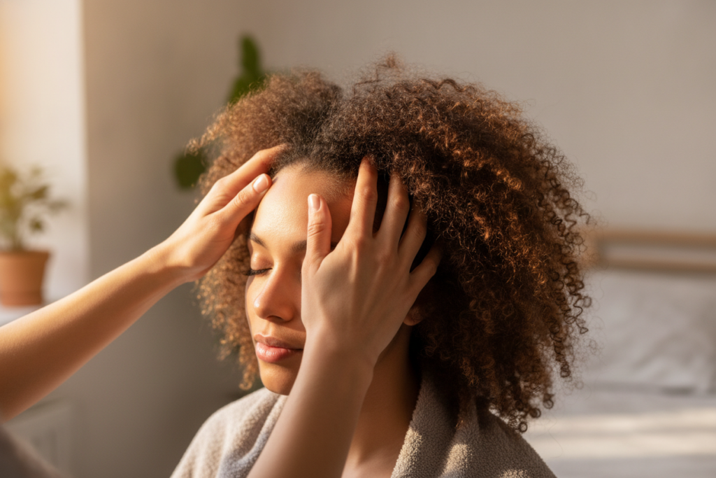 Scalp massage routine for natural hair Scalp massage routine for natural hair
