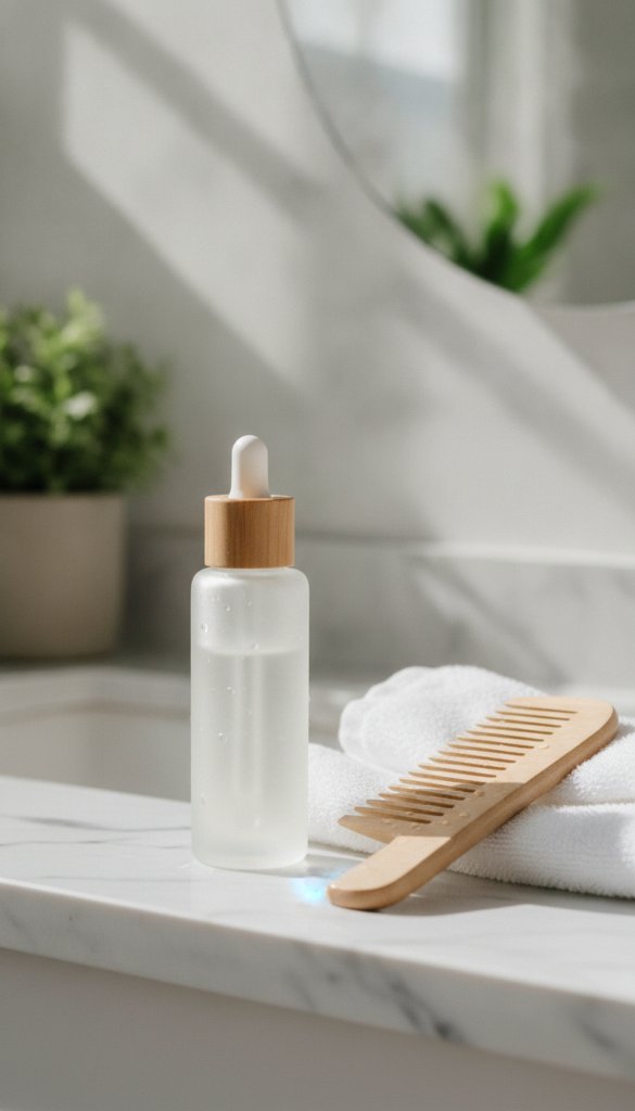 Scalp serum for a simple morning routine