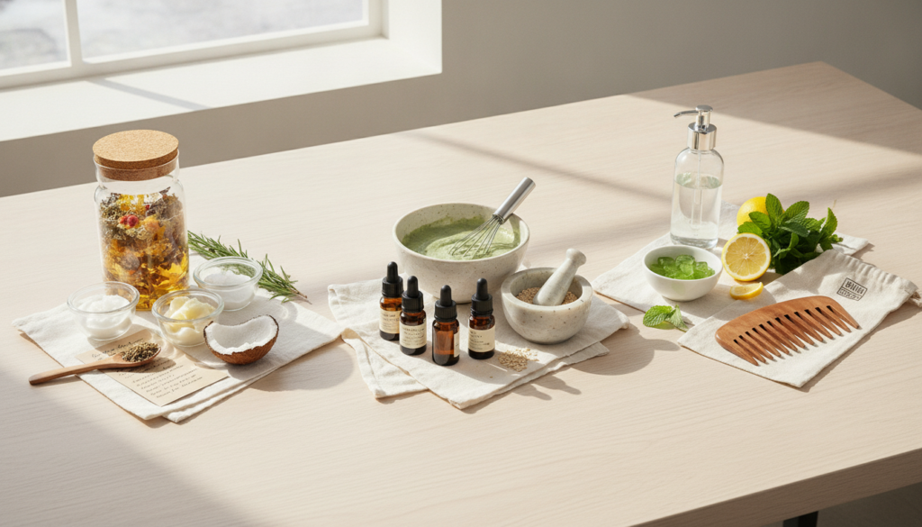 Three approaches to a DIY hair oil recipe article Three approaches to a DIY hair oil recipe article