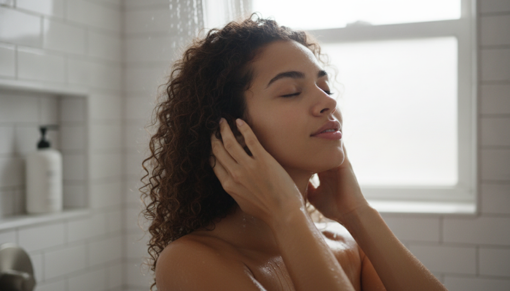 Washing hair before a flaxseed hair routine Washing hair before a flaxseed hair routine