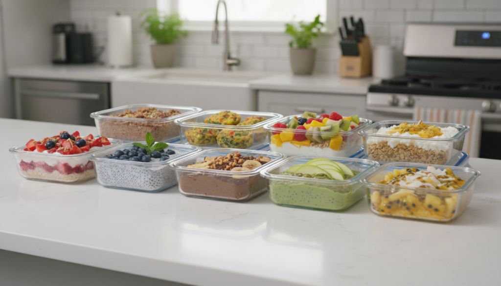 Week of healthy breakfast meal prep Week of healthy breakfast meal prep