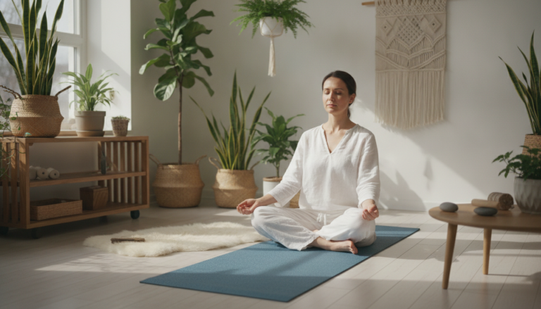 Yoga for Hair Growth beginner wellness practice