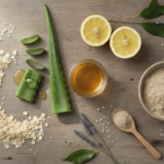Homemade Face Mask for Acne Clear Skin: Easy DIY Recipes homemade face mask for acne clear skin natural ingredients arranged on wooden table