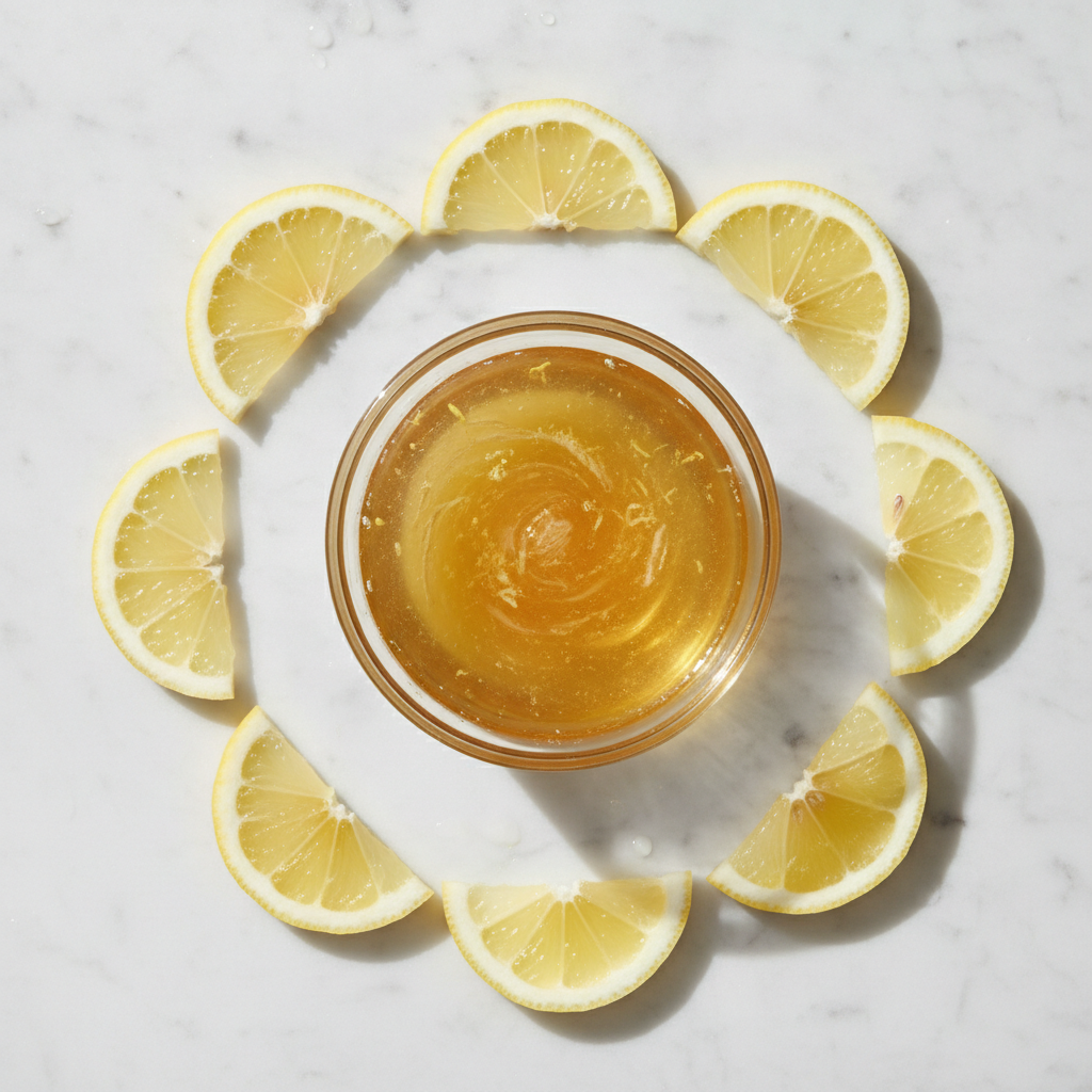 honey and lemon mixture for brightening skin