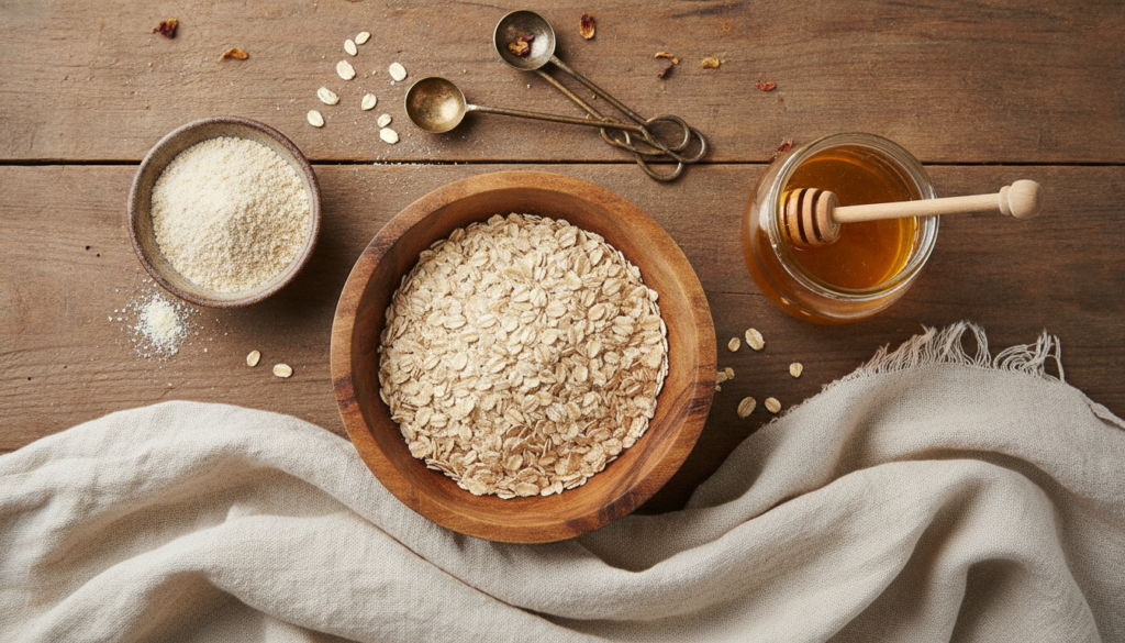 honey oatmeal face mask recipe ingredients