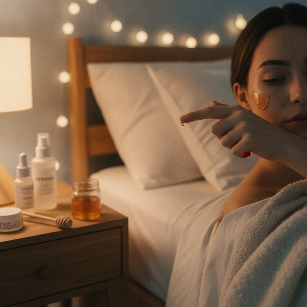 honey overnight treatment for skin repair