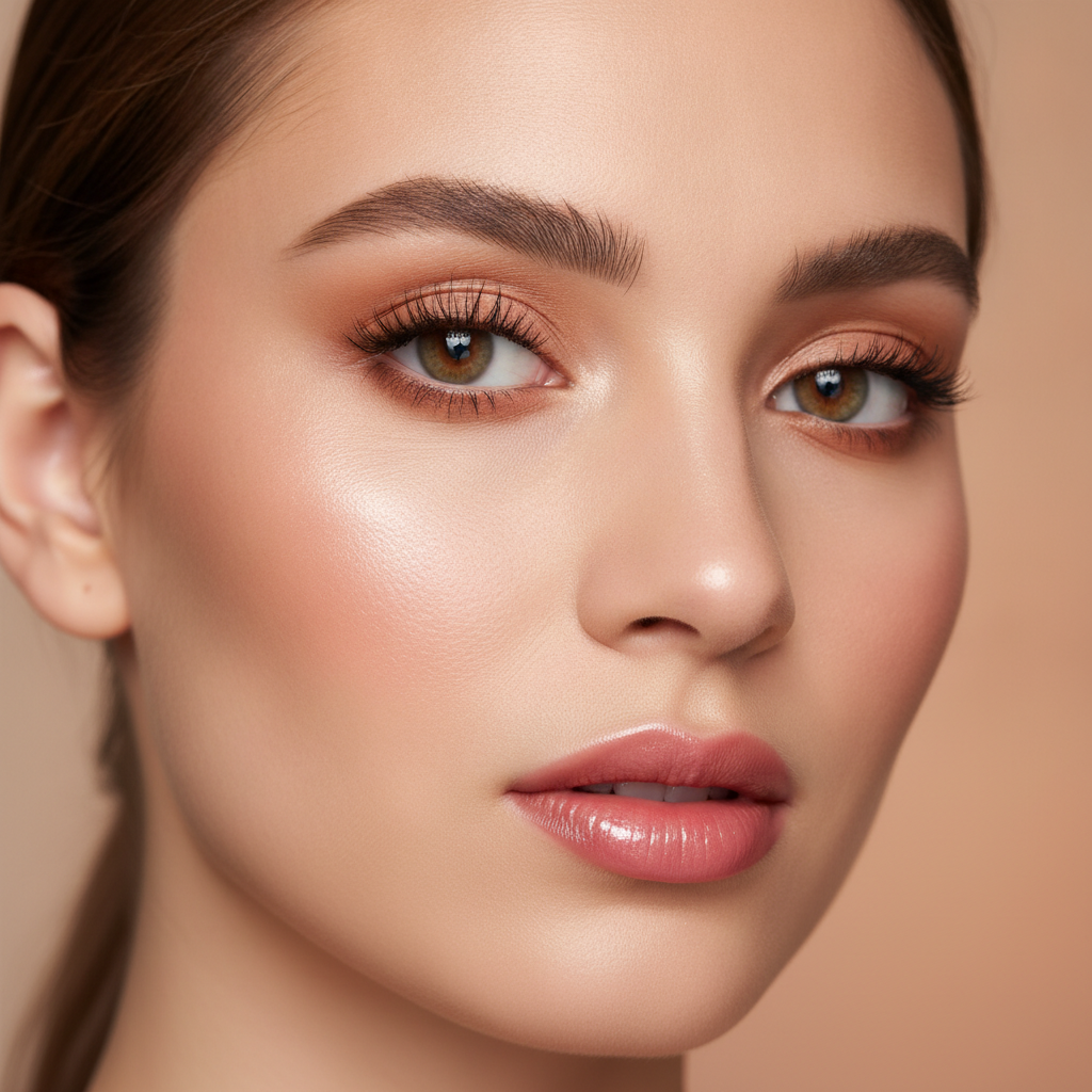 natural makeup look aesthetic beauty