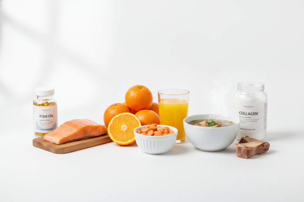 natural supplements and whole foods for skin health