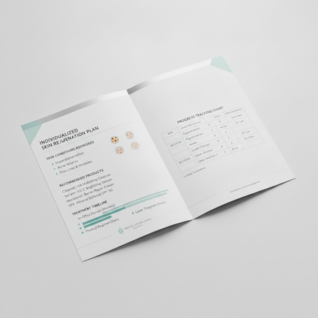 personalized skin condition treatment plan with product recommendations
