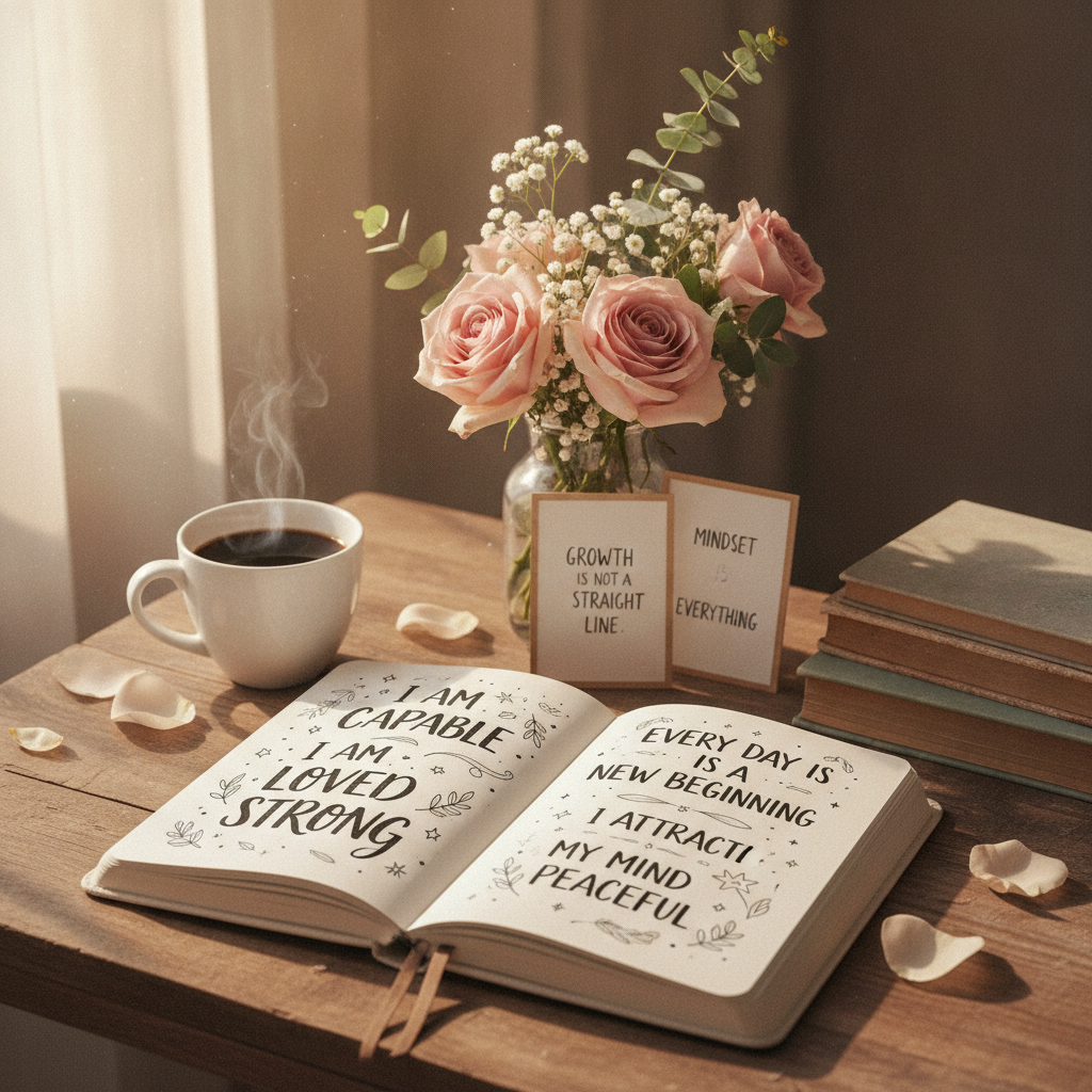 positive affirmations journal for confidence building