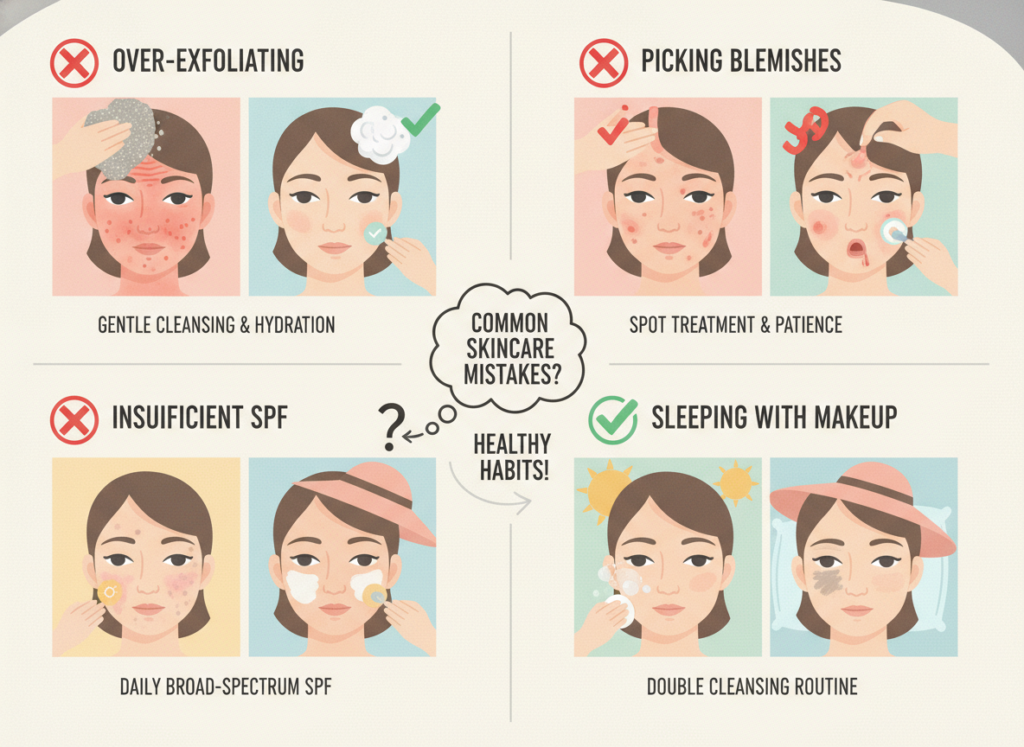 teen skincare mistakes to avoid